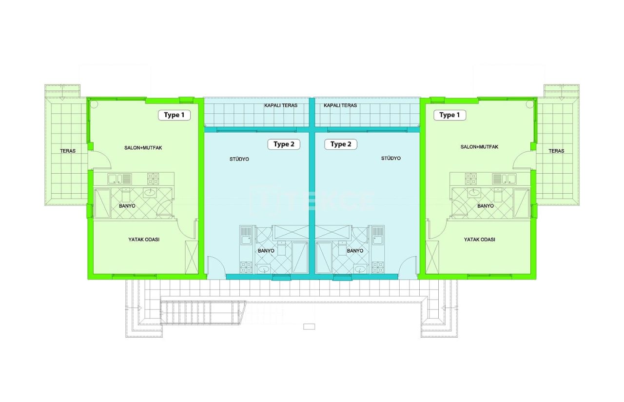 Пентхаус в Газимагусе, Кипр, 80 м² - фото 12