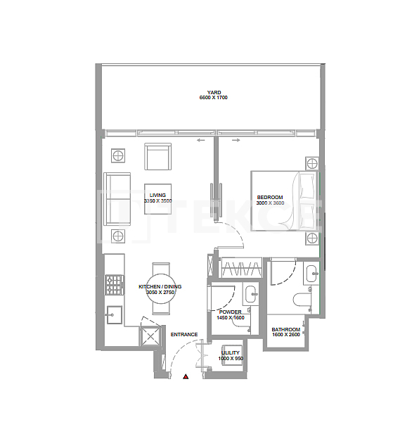 Апартаменты Остров Синия, ОАЭ, 46 м² - фото 13