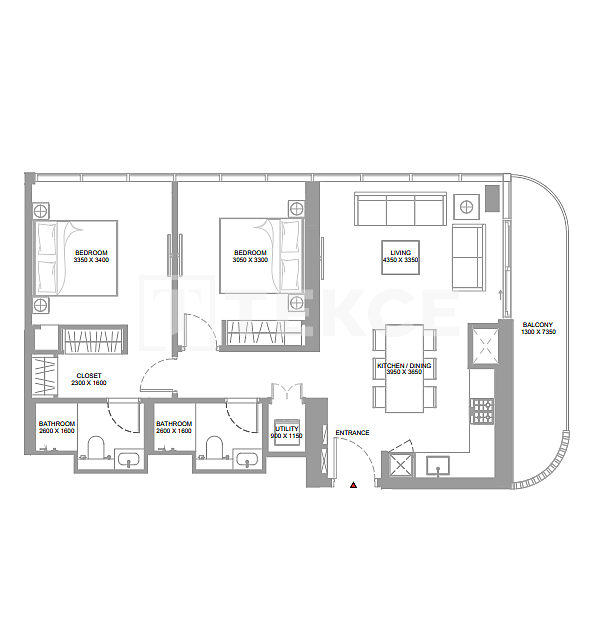 Апартаменты Остров Синия, ОАЭ, 60 м² - фото 18