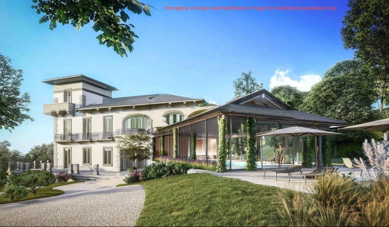 Вилла в Мальнате, Италия, 1 200 м² - фото 12