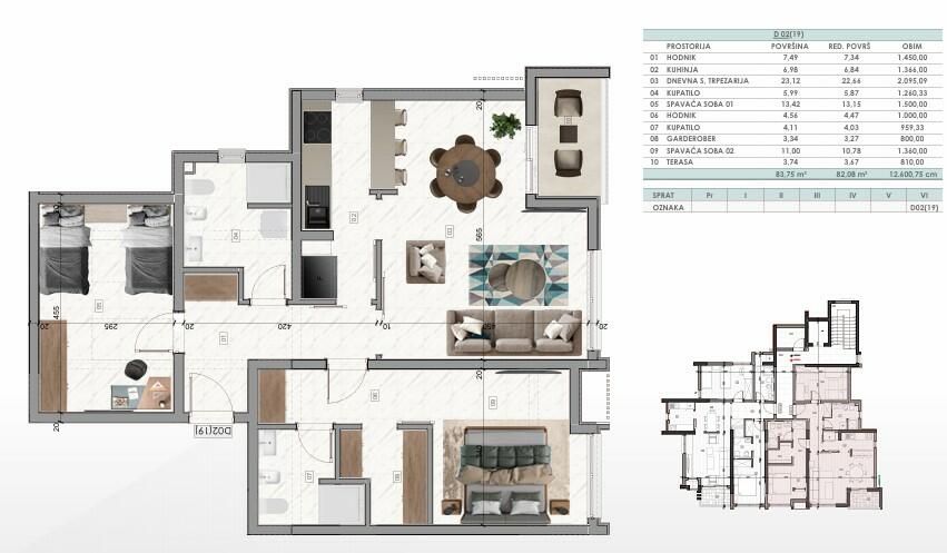 Квартира в Баре, Черногория, 44 м² - фото 9