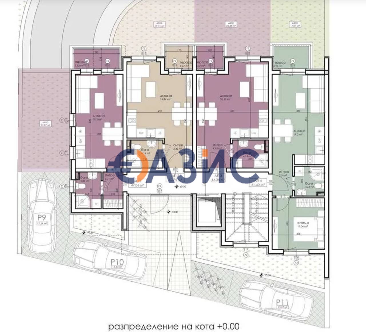 Апартаменты в Созополе, Болгария, 47.1 м² - фото 15
