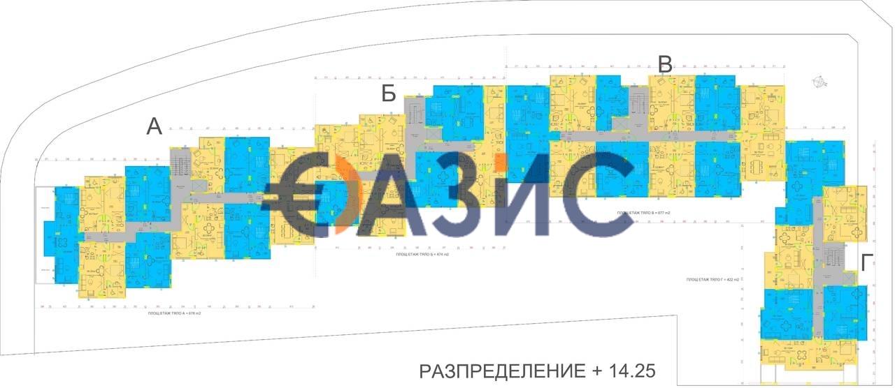 Апартаменты в Бургасе, Болгария, 60.4 м² - фото 17