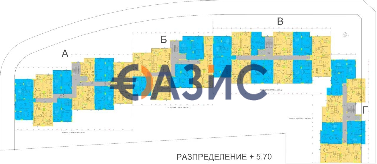 Апартаменты в Бургасе, Болгария, 75.2 м² - фото 17