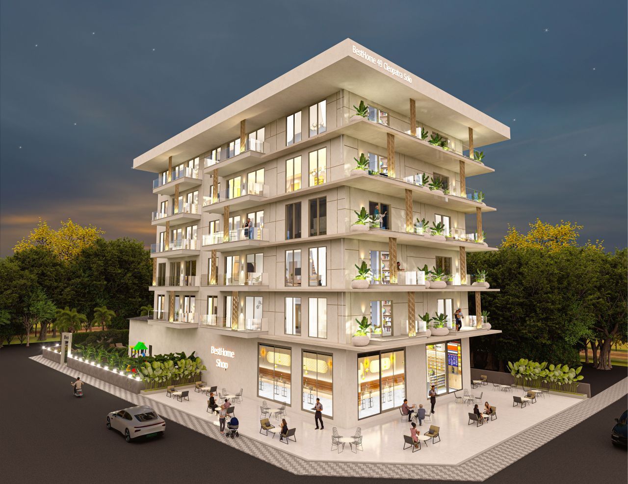 Апартаменты в Алании, Турция, 87 м² - фото 1