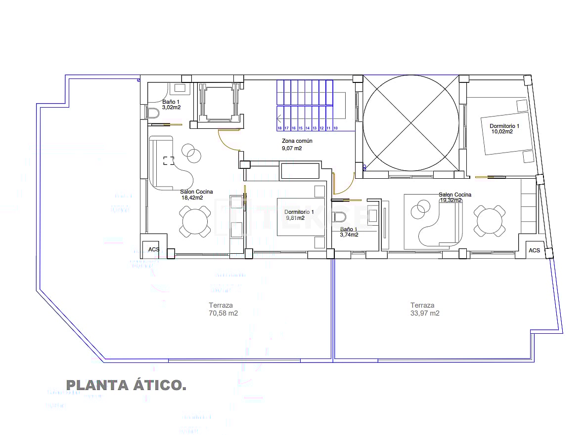 Апартаменты в Гуардамар-дель-Сегура, Испания, 54 м² - фото 16