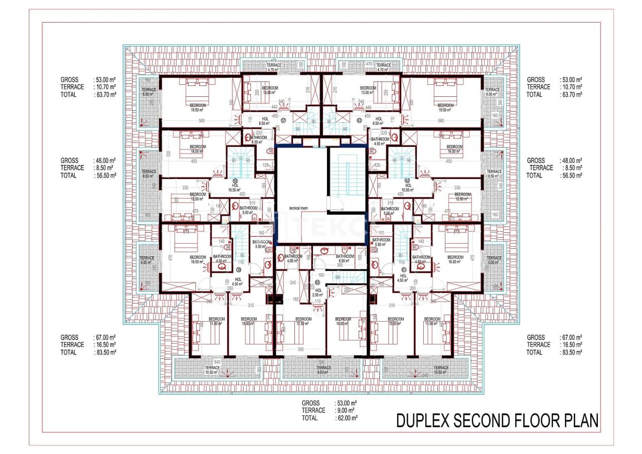 Апартаменты в Алании, Турция, 86 м² - фото 18