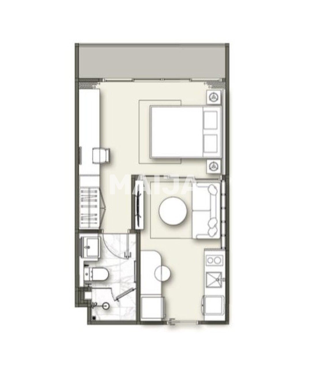 Апартаменты на острове Пхукет, Таиланд, 34 м² - фото 2