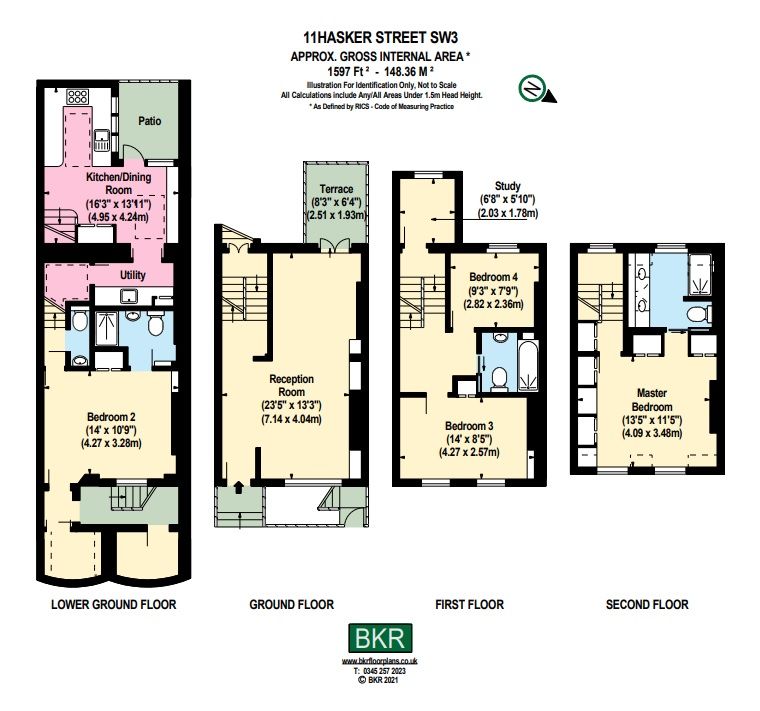 Квартира в Лондоне, Великобритания, 148 м² - фото 4