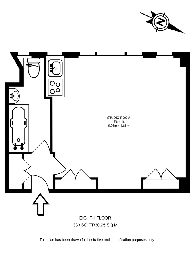 Квартира в Лондоне, Великобритания, 31 м² - фото 6