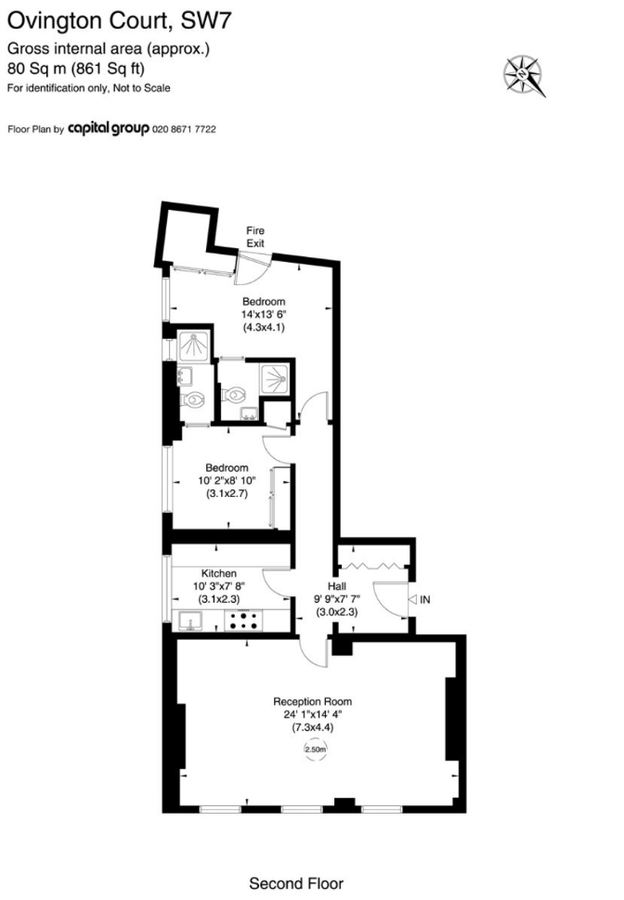 Квартира в Лондоне, Великобритания, 79 м² - фото 6