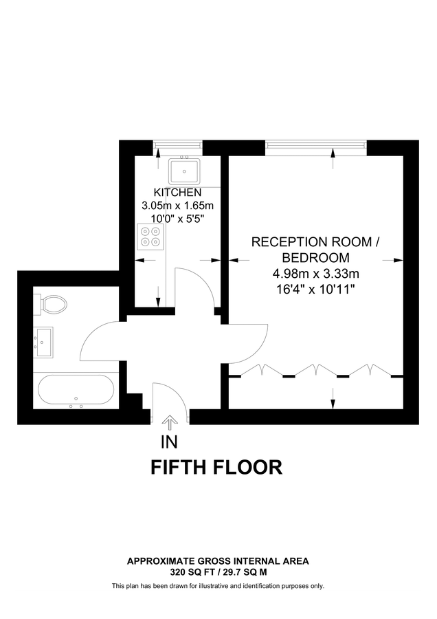 Квартира в Лондоне, Великобритания, 30 м² - фото 6