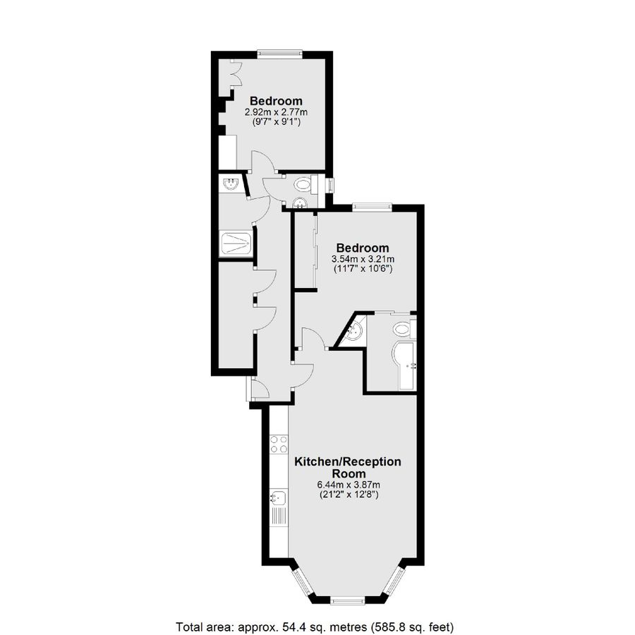 Квартира в Лондоне, Великобритания, 54 м² - фото 6