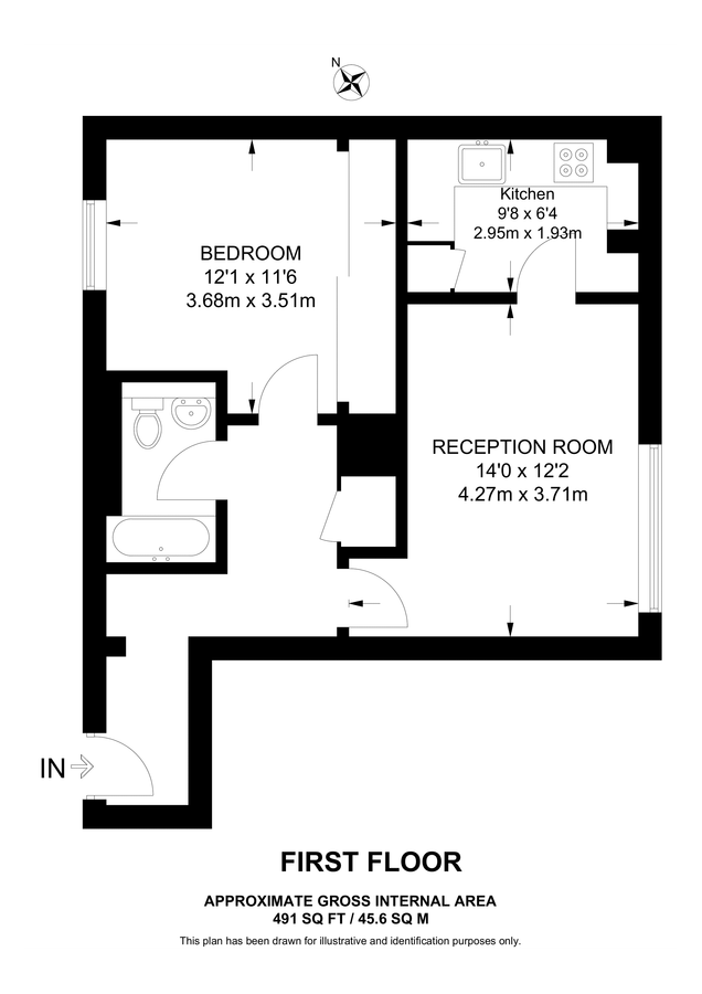Квартира в Лондоне, Великобритания, 46 м² - фото 6