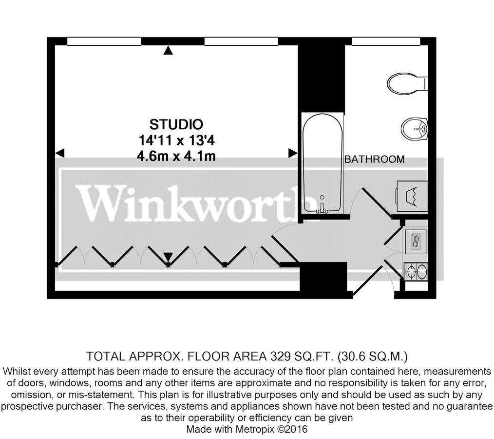 Квартира в Лондоне, Великобритания, 31 м² - фото 6