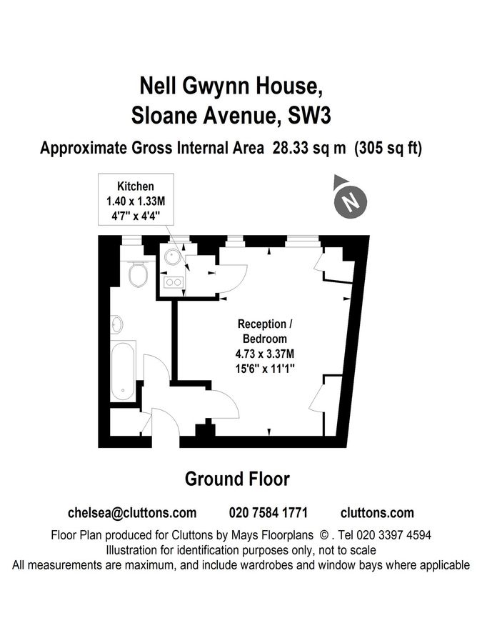 Квартира в Лондоне, Великобритания, 28 м² - фото 6