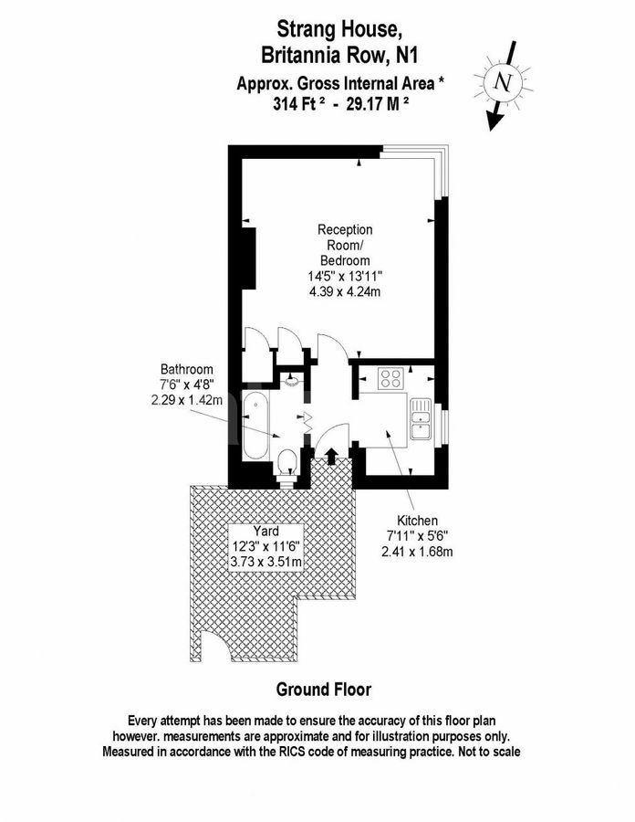 Квартира в Лондоне, Великобритания, 29 м² - фото 7