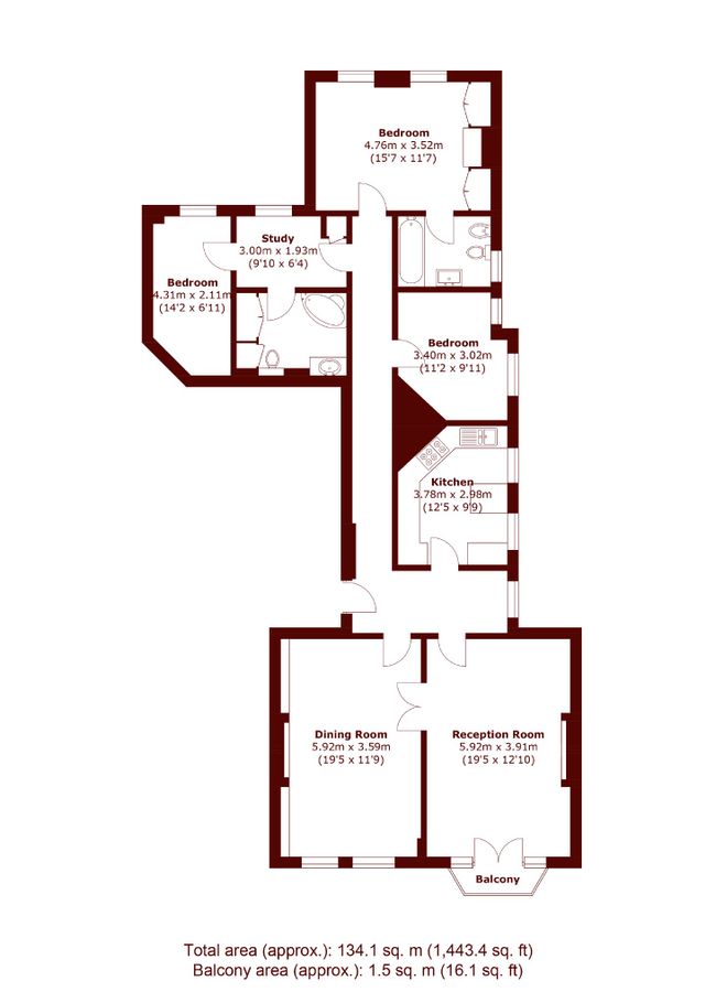 Квартира в Лондоне, Великобритания, 134 м² - фото 7