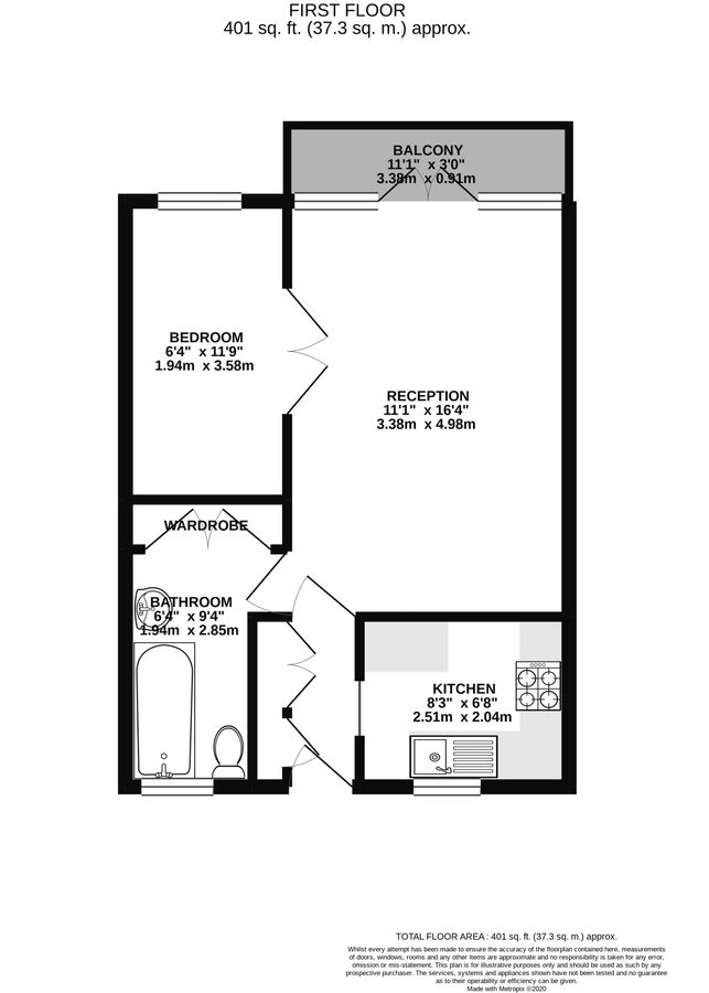 Квартира в Лондоне, Великобритания, 37 м² - фото 6