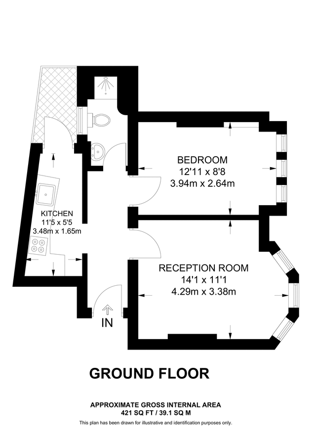 Квартира в Лондоне, Великобритания, 39 м² - фото 7