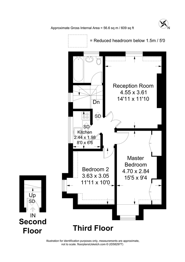 Квартира в Лондоне, Великобритания, 57 м² - фото 7