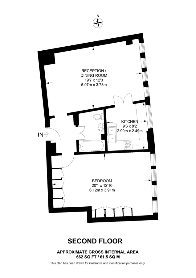 Квартира в Лондоне, Великобритания, 62 м² - фото 7