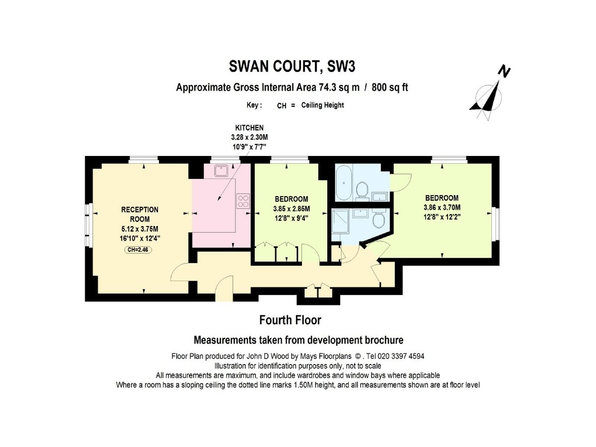 Квартира в Лондоне, Великобритания, 74 м² - фото 7