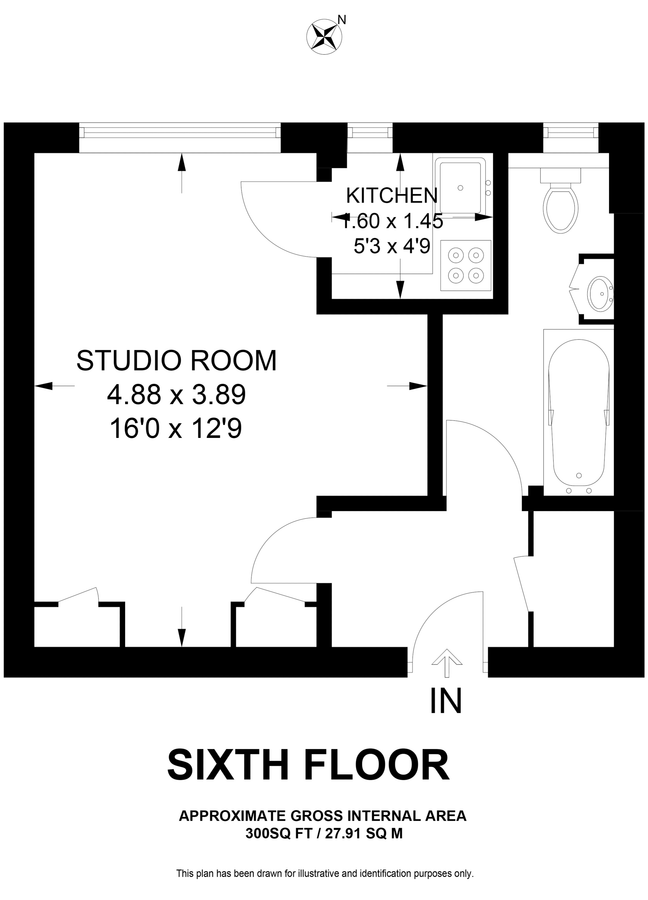 Квартира в Лондоне, Великобритания, 28 м² - фото 7