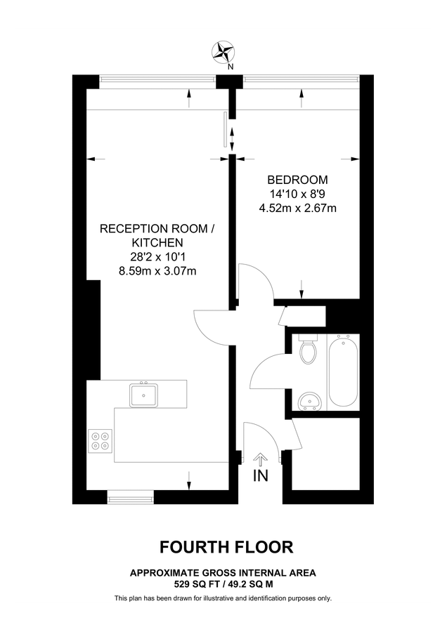 Квартира в Лондоне, Великобритания, 49 м² - фото 7