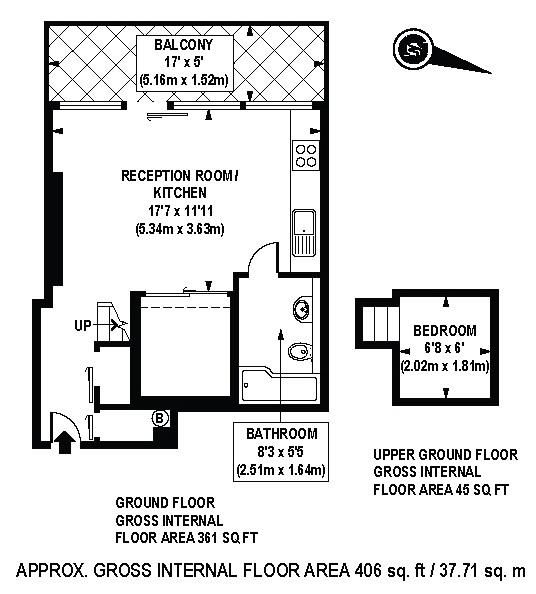 Квартира в Лондоне, Великобритания, 38 м² - фото 7