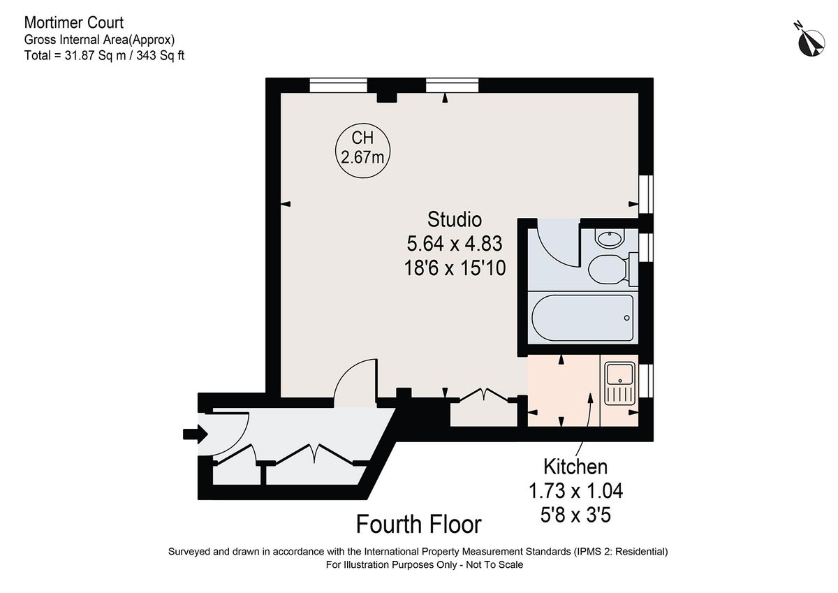 Квартира в Лондоне, Великобритания, 32 м² - фото 7