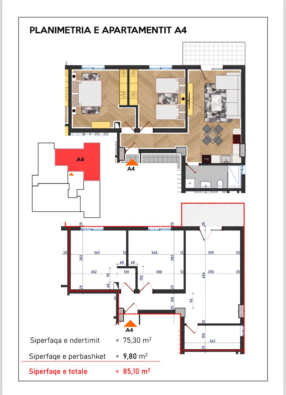 Квартира в Дурресе, Албания, 85 м² - фото 14