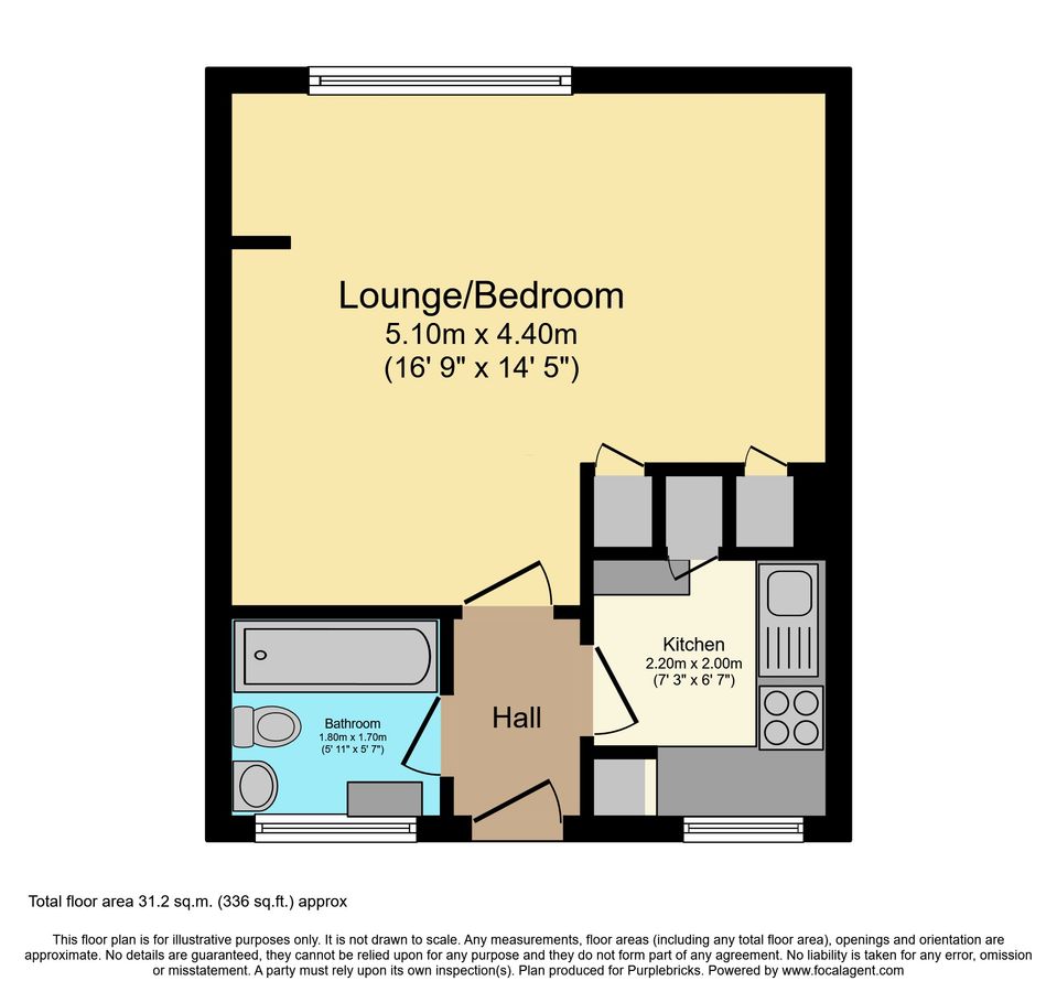 Квартира в Лондоне, Великобритания, 31 м² - фото 8