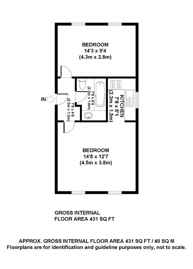 Квартира в Лондоне, Великобритания, 40 м² - фото 8