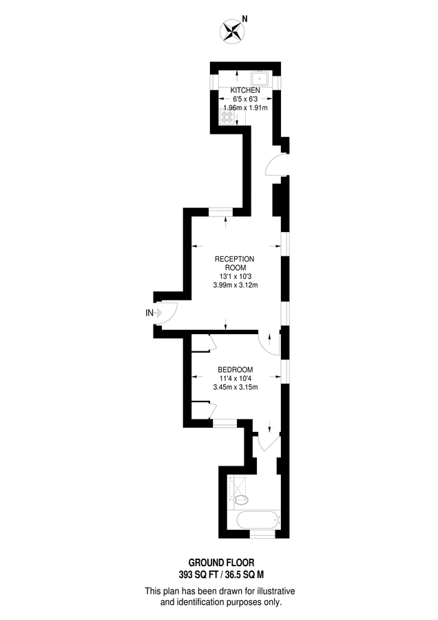 Квартира в Лондоне, Великобритания, 37 м² - фото 8