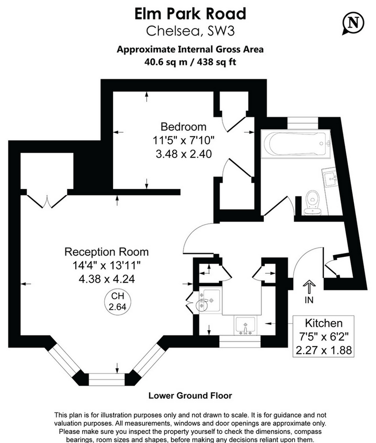 Квартира в Лондоне, Великобритания, 41 м² - фото 8