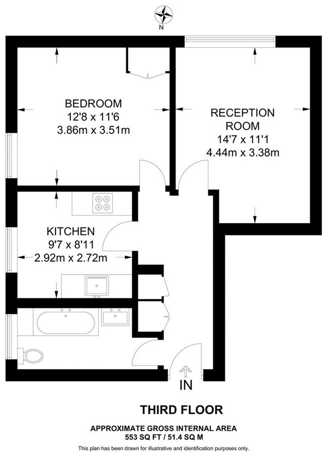 Квартира в Лондоне, Великобритания, 51 м² - фото 1
