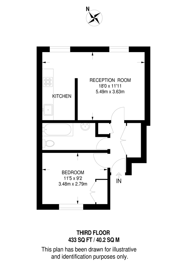 Квартира в Лондоне, Великобритания, 40 м² - фото 8