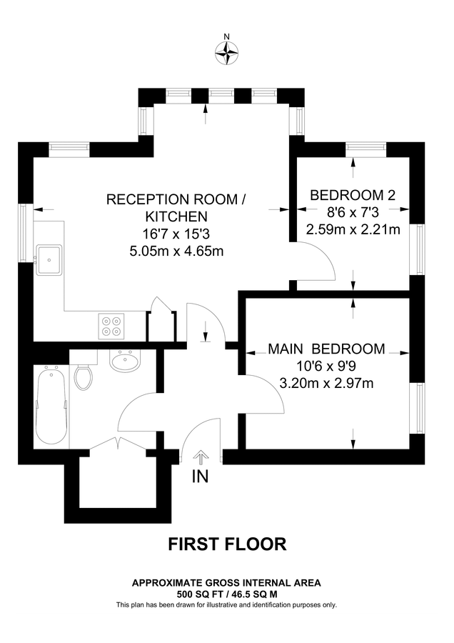 Квартира в Лондоне, Великобритания, 47 м² - фото 8