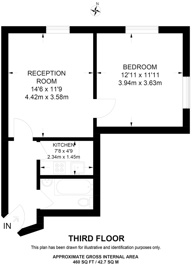 Квартира в Лондоне, Великобритания, 43 м² - фото 8