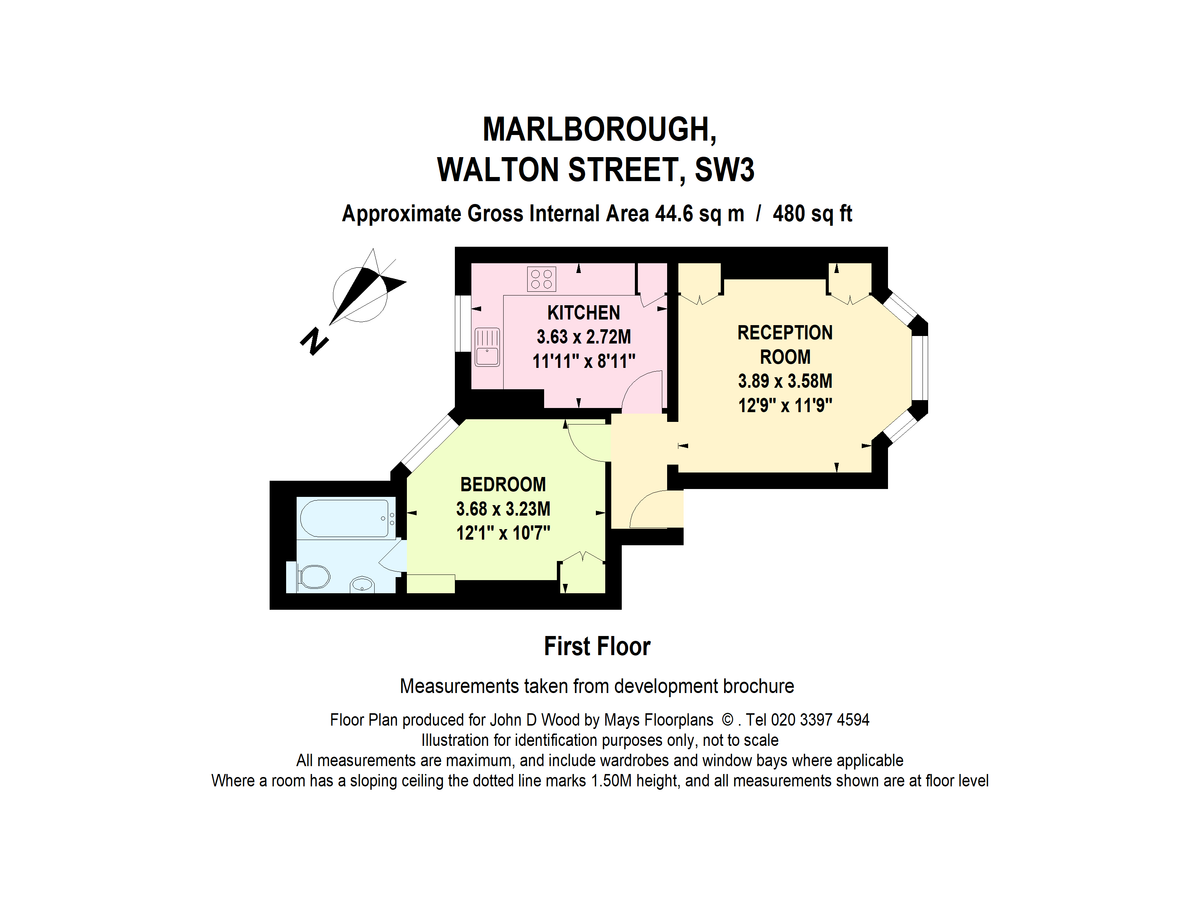 Квартира в Лондоне, Великобритания, 45 м² - фото 8