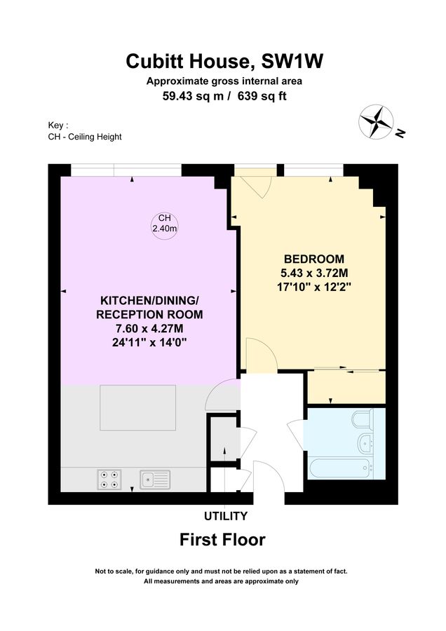 Квартира в Лондоне, Великобритания, 59 м² - фото 8