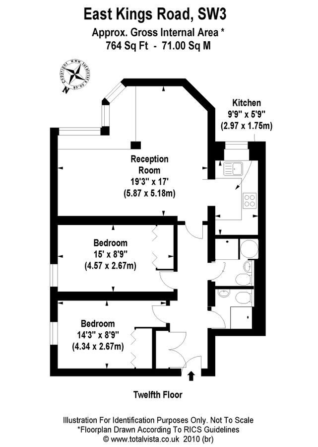 Квартира в Лондоне, Великобритания, 71 м² - фото 8