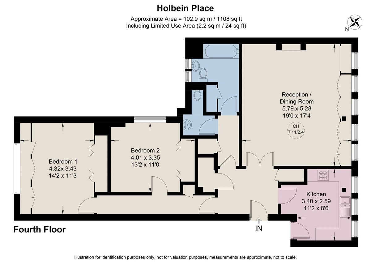 Квартира в Лондоне, Великобритания, 103 м² - фото 8