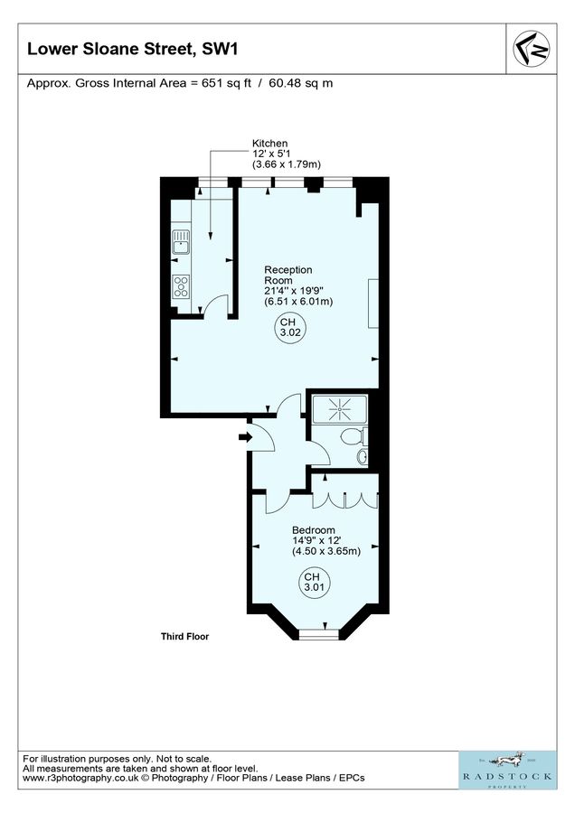 Квартира в Лондоне, Великобритания, 61 м² - фото 9