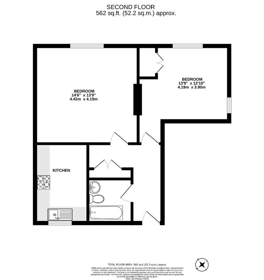 Квартира в Лондоне, Великобритания, 52 м² - фото 9