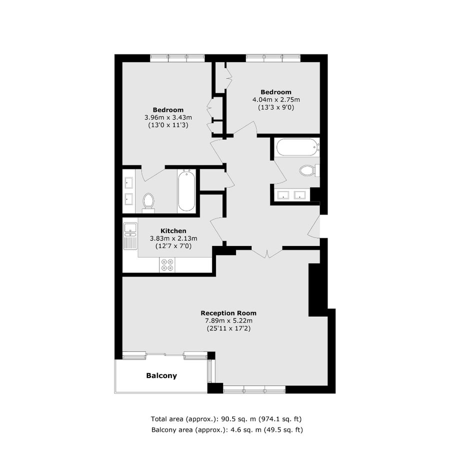 Квартира в Лондоне, Великобритания, 91 м² - фото 9