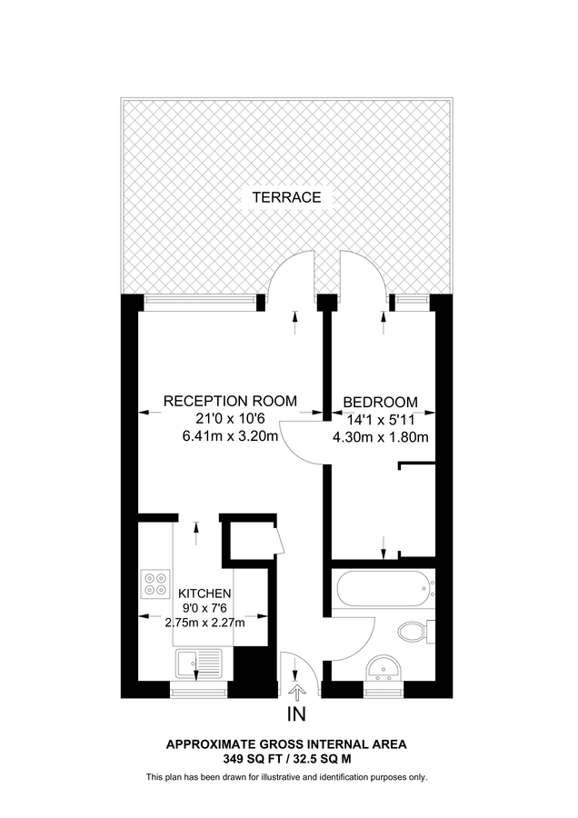 Квартира в Лондоне, Великобритания, 33 м² - фото 9