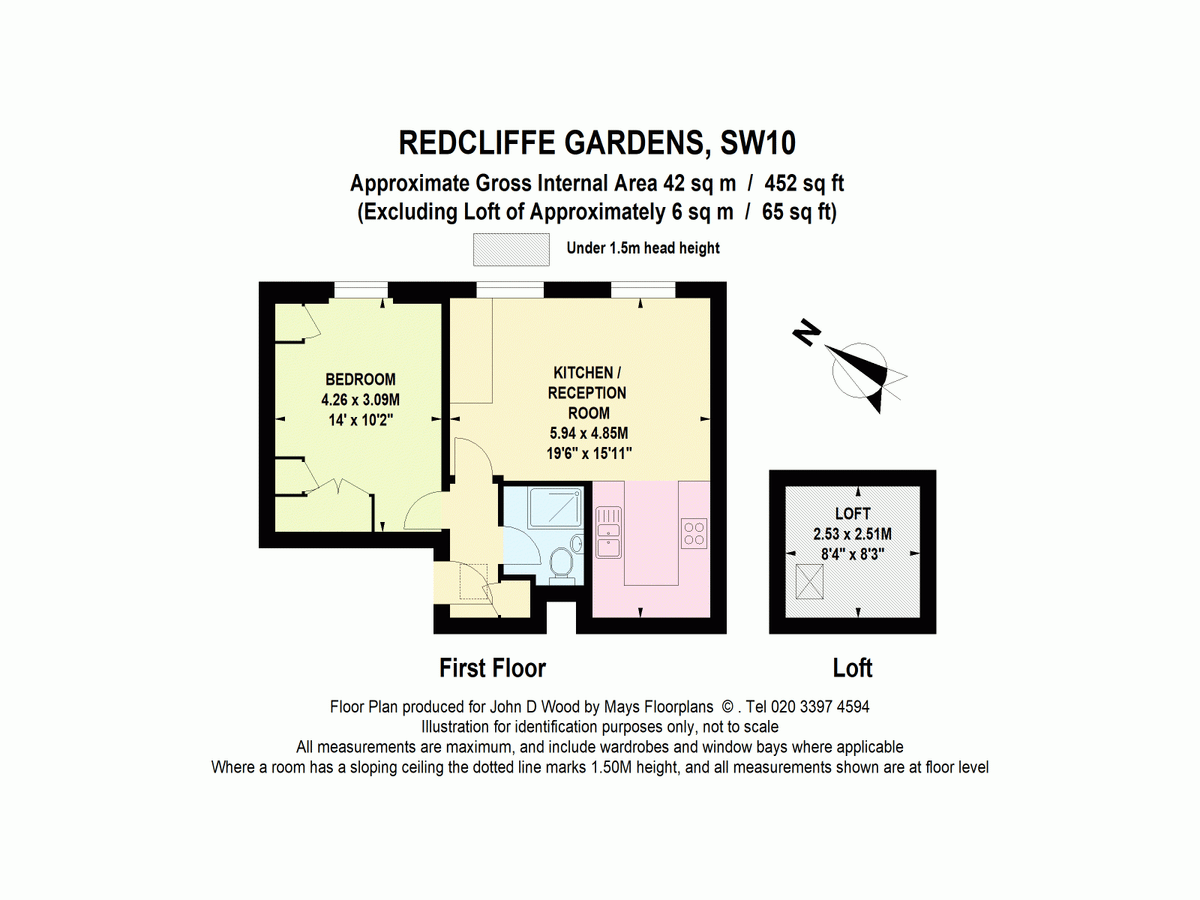 Квартира в Лондоне, Великобритания, 42 м² - фото 9