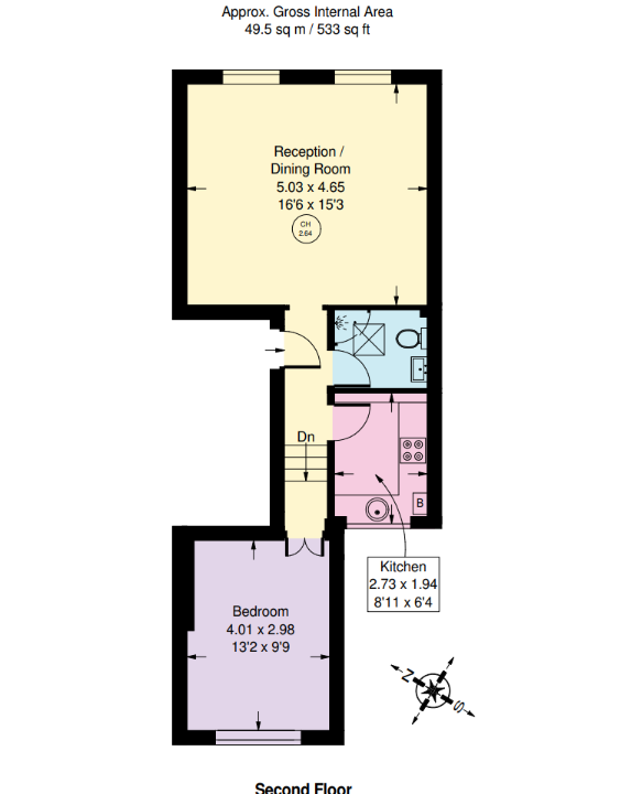 Квартира в Лондоне, Великобритания, 50 м² - фото 9
